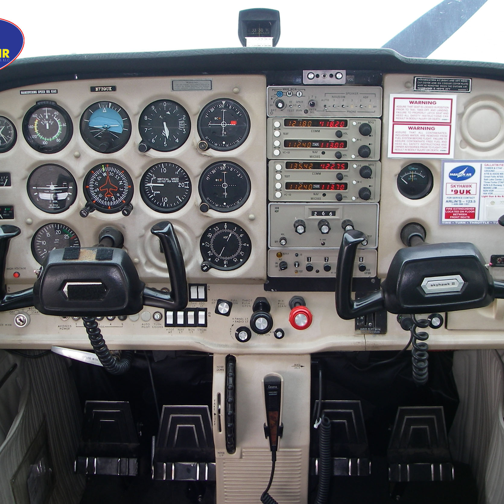 Skyhawk 7399UK panel