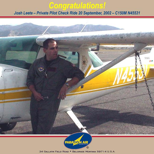 020920 Josh Leete, new P/ASEL pilot