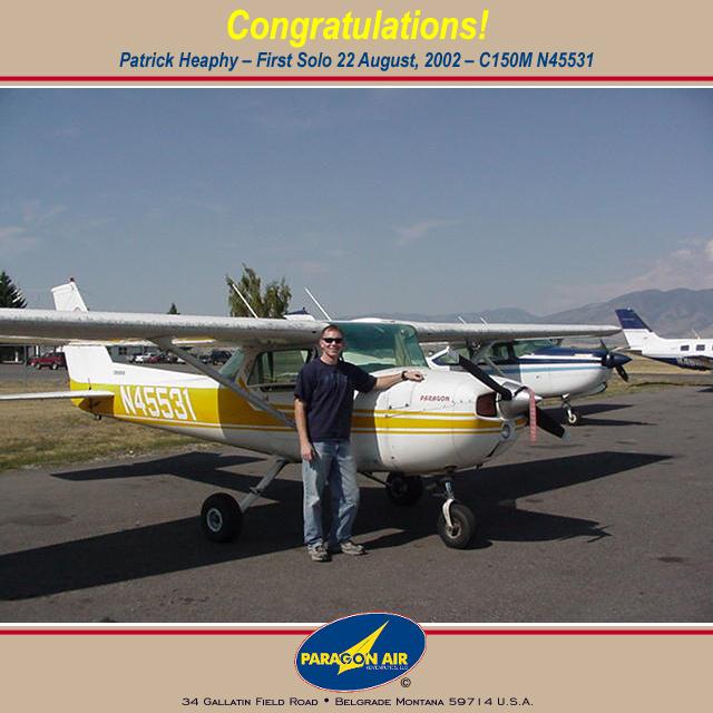 020822 Patrick Heaphy -- First Solo