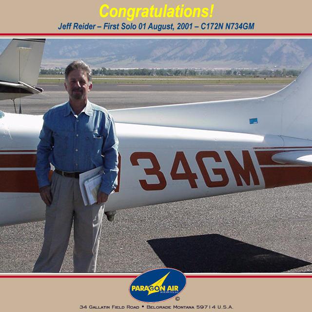 010801 Jeff Reider -- First Solo