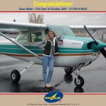 011016 Dawn Wade -- First Solo