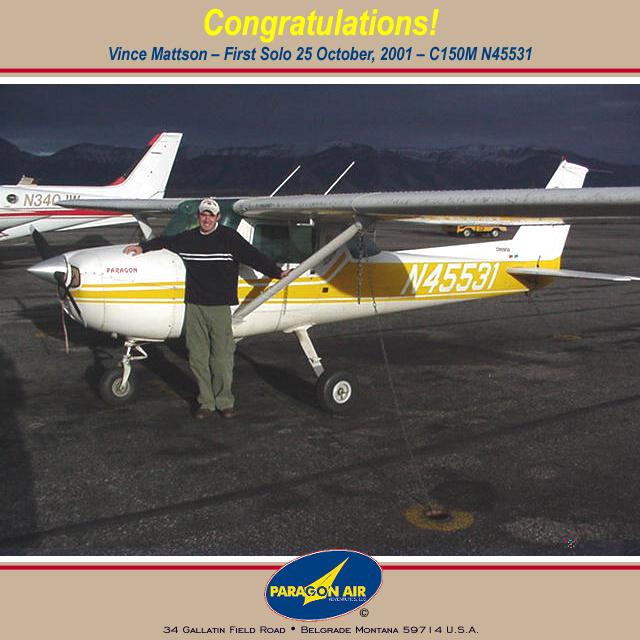 011025 Vince Mattson -- First Solo