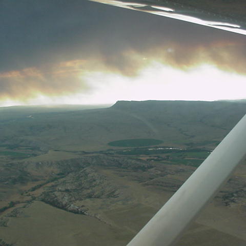 010823 Fridley Fire Smoke Plume