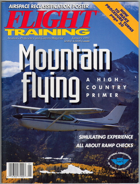 Flight Training magazine cover January 2003 with N4423R