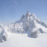 Glacier in Mt. Blanc area