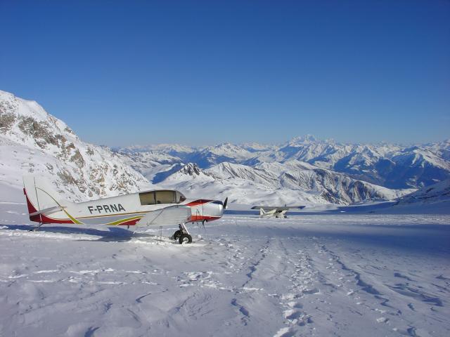 Mousquetaire and Husky in the French Alps
