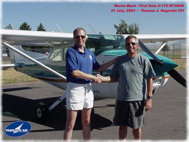 030721 Monty Beck - First Solo