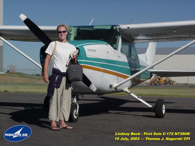 030710 Lindsay Beck -- First Solo