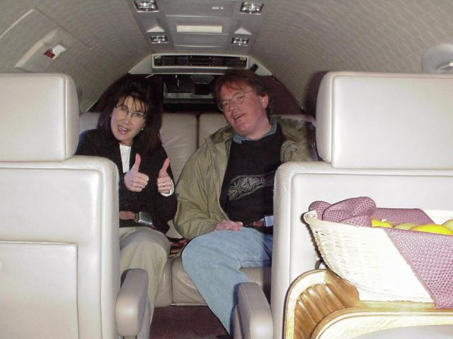 010223 Marie and Ray Jones -- First Learjet Trip