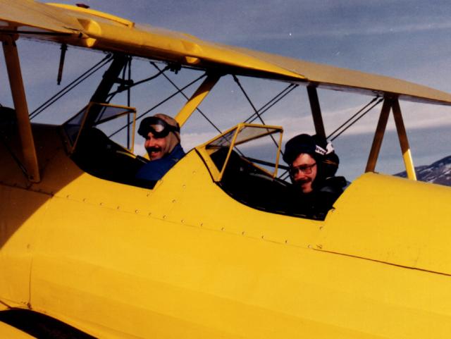 Fun and games in a Stearman