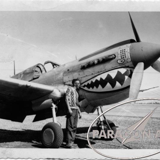 Monger with a P-40