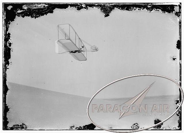 Wright Glider in Flight